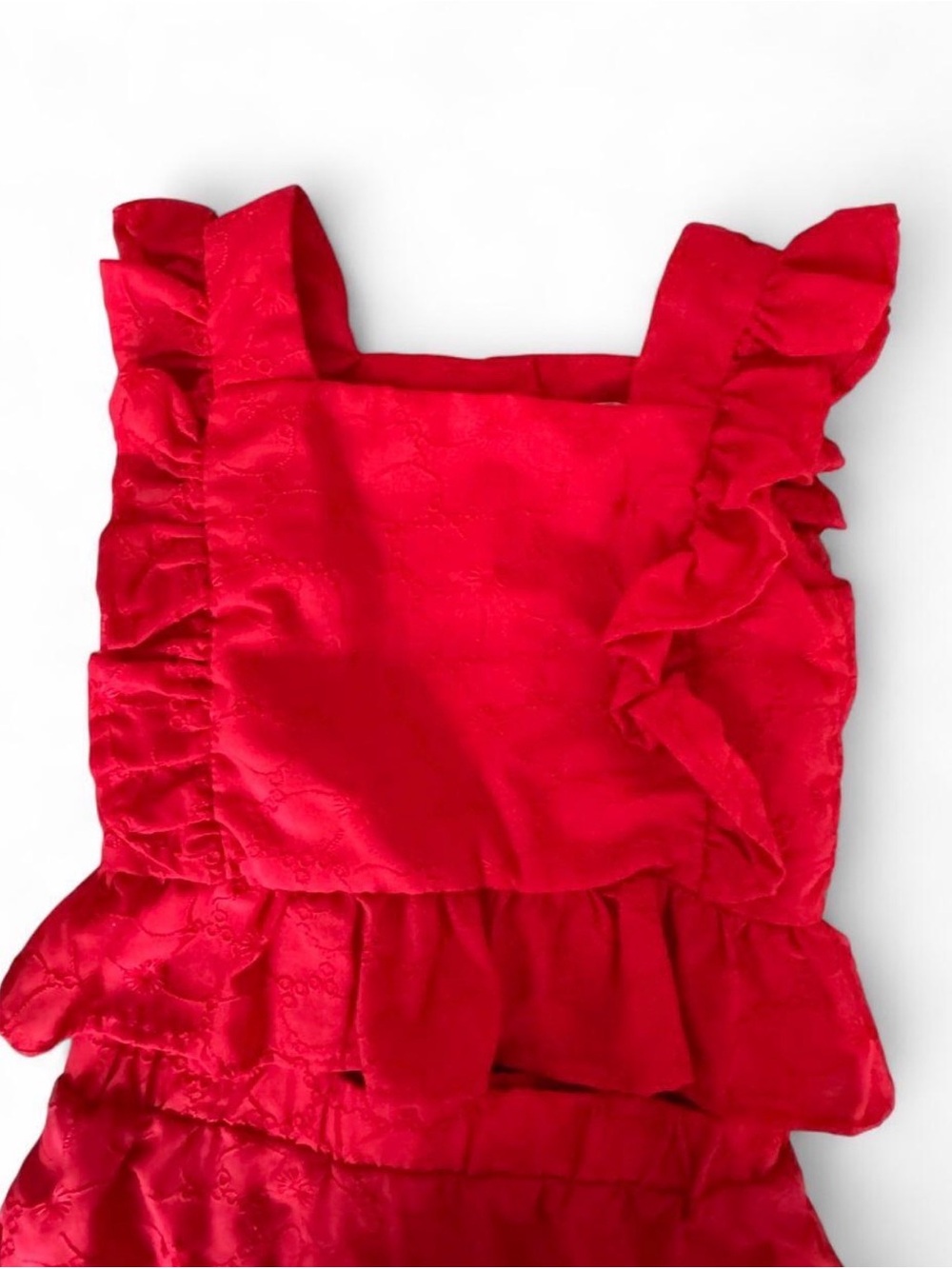 Red Ruffle Two-Piece Set - Picture 2 of 2